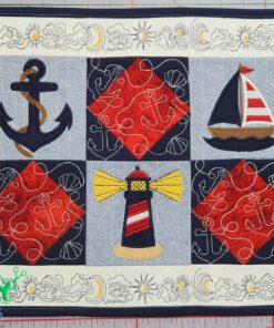 ITH Quilted Panel Nautical Placemat Design