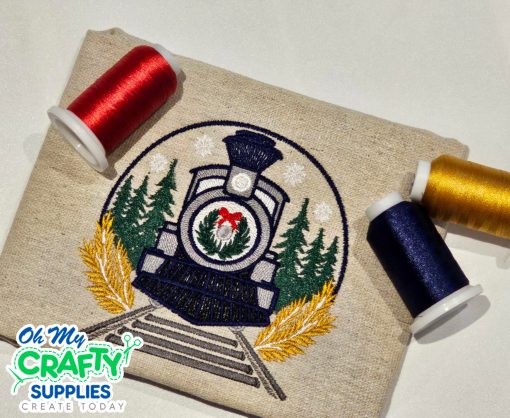 Holiday Train 1122 Embroidery Design