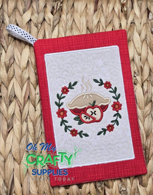 Apple Pie Potholder Embroidery Design