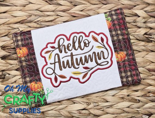 Hello Autumn Mug Rug (HOJ)