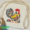 Floral Rooster 226 Embroidery Design
