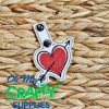 Heart Key Fob Embroidery Design (KFC)