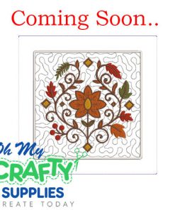 ITH Autumn Whimsy Potholder Embroidery Design