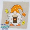 Autumn Spice Gnome Embroidery Design