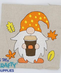 Autumn Spice Gnome Embroidery Design