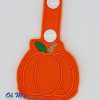 Pumpkin 21 Key Fob Embroidery Design
