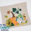 Fall Latte Gnome Embroidery Design