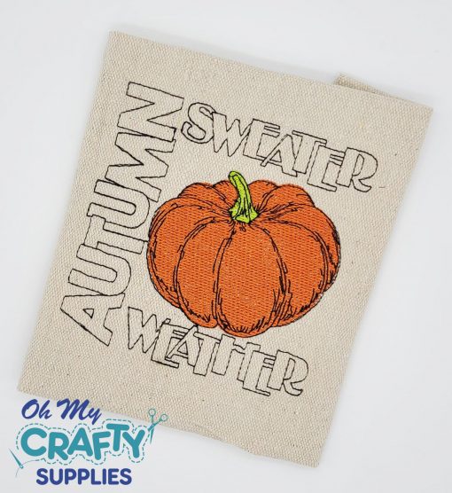 Sweater Weather Embroidery Design