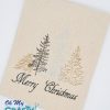 Merry Christmas Trees 921 Embroidery Design