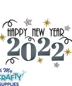 2022 New Year Embroidery Design