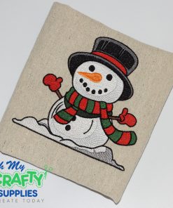 Classic Snowman 918 Embroidery Design