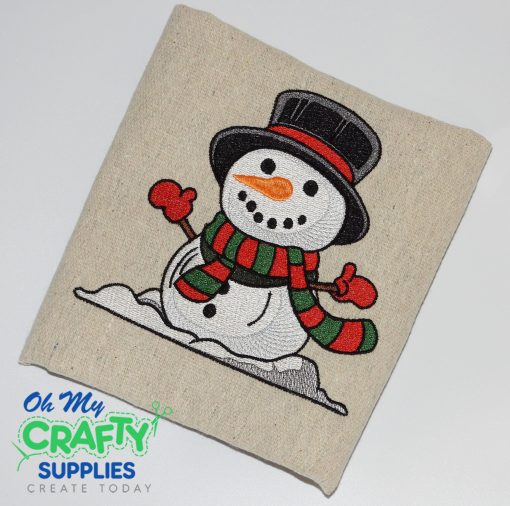 Classic Snowman 918 Embroidery Design
