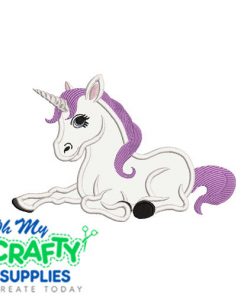Unicorn Applique Design