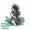 Turtle Stack Embroidery Design