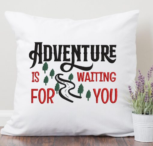 Adventure is waiting for you Embroidery Design