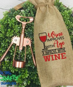 Age Wine Embroidery Design