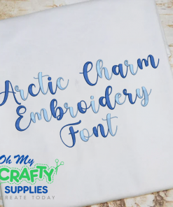 Arctic Charm Embroidery Font (BX Included) (FM)