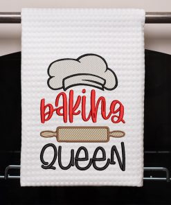 Baking Queen Embroidery Design