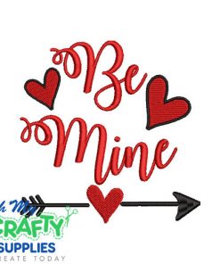 Be Mine 121 Embroidery Design