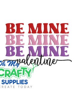 Be Mine Valentine 25 Embroidery Design