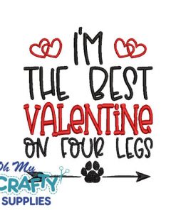 Best on four legs Embroidery Design