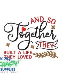 Built a life 723 Embroidery Design