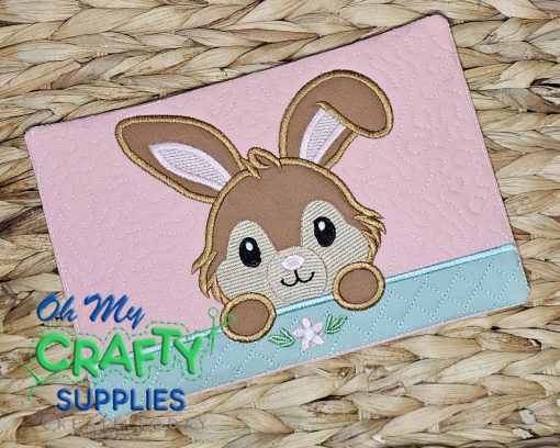 Bunny Mug Rug Embroidery Design (MAD)