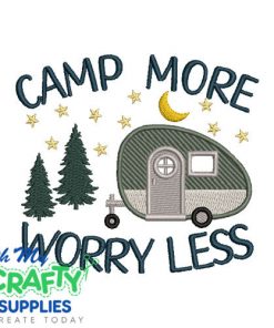 Camp More 722 Embroidery Design