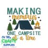 Campsite Memories Embroidery Design