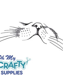 Cat Nose and Mouth Embroidery Design