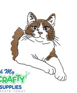 Cat Sketch 122322 Embroidery Design