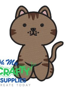 Cat Solid Stitch 81 Embroidery Design