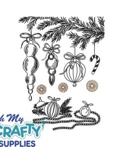 Christmas Ornaments 1126 Embroidery Design