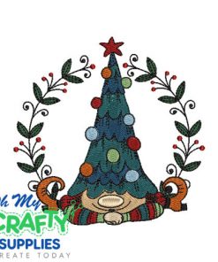 Christmas Tree Gnome 103023 Embroidery Design