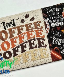 Coffee Coffee Coffee Coffee Mug Rug Embroidery Design