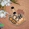 Bee Kind Key Fob Embroidery Design