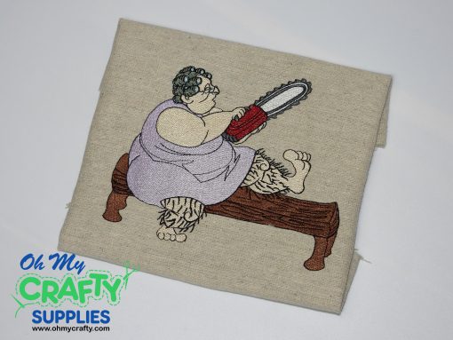 Hairy Lady Legs Embroidery Design