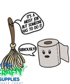 Dirty Jobs Embroidery Design