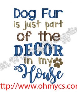 Dog Fur Embroidery Design