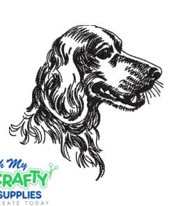 Dog Sketch 1120 Embroidery Design