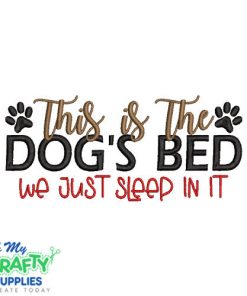 Dog's Bed 530 Embroidery Design