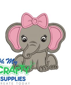 Elephant 1217 Applique Design