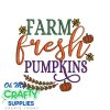 Farm Fresh Pumpkins 721 Embroidery Design