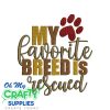 Favorite Breed 716  Embroidery Design