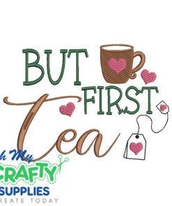 First Tea 731 Embroidery Design