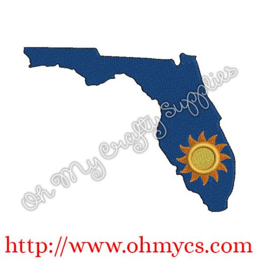 Florida Embroidery Design