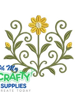 Flourish & Bloom Embroidery Design