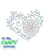 Frozen Heart Embroidery Design