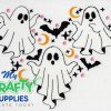 Ghost Heart Embroidery Design