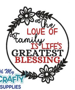Greatest Blessing 613 Embroidery Design